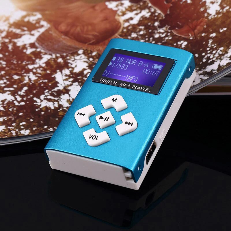 Fashion Media Walkman Sport Digital Lossless Sound Mp3 muzikos grotuvas Ipod Touch muzikos laikmena su LCD ekranu Metalinis nešiojamasis USB