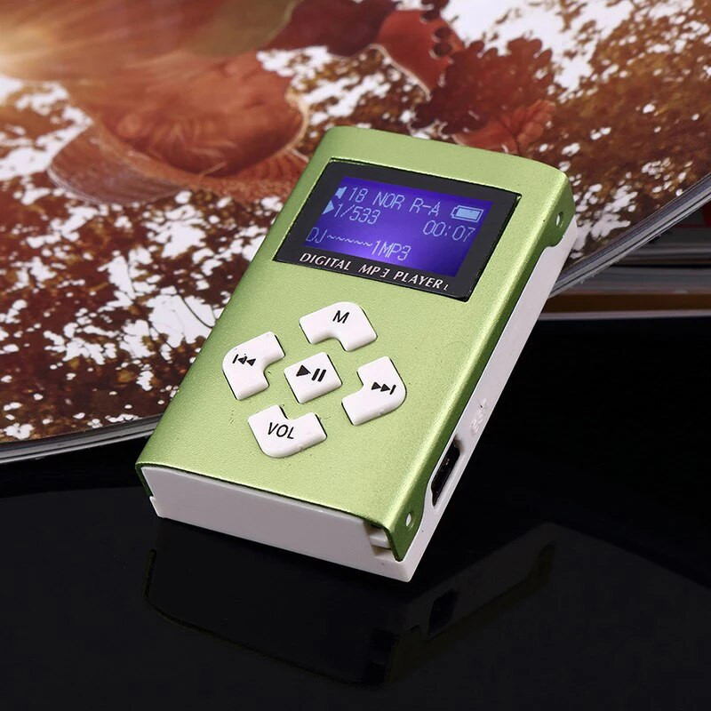 Fashion Media Walkman Sport Digital Lossless Sound Mp3 muzikos grotuvas Ipod Touch muzikos laikmena su LCD ekranu Metalinis nešiojamasis USB