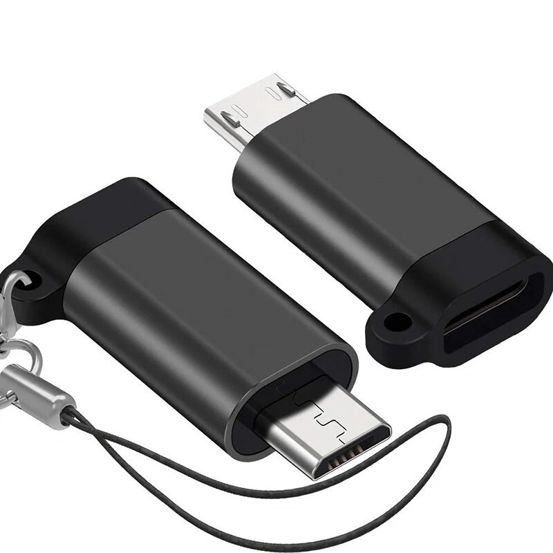Universalus telefono adapteris ir keitiklis, iš USB Type-C į Micro USB, iš Micro USB į USB Type-C, skirtą Android skirtingoms jungtims