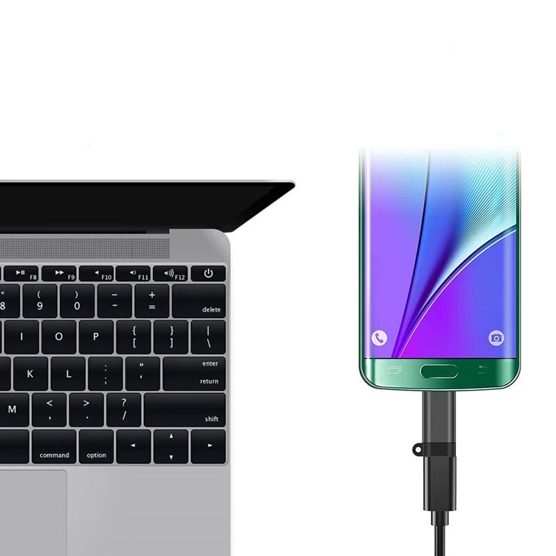 Universalus telefono adapteris ir keitiklis, iš USB Type-C į Micro USB, iš Micro USB į USB Type-C, skirtą Android skirtingoms jungtims