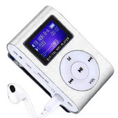 Mini USB metalinis klipas MP3 grotuvas LCD ekrano palaikymas MicroSD TF kortelės lizdas Skaitmeninis mp3 muzikos grotuvas Kelionių priedai