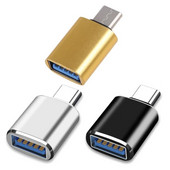 C tipo kištukas į USB 3.0 moterišką adapterio jungtį didelės spartos OTG kabelio keitiklis