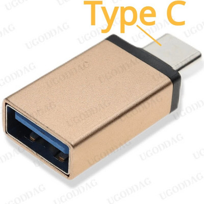 USB към тип C USB-C OTG адаптер Конектор за данни Конвертор Тип C USB 3.1 към USB 3.0 OTG адаптер за Macbook Samsung S20 Xiaomi