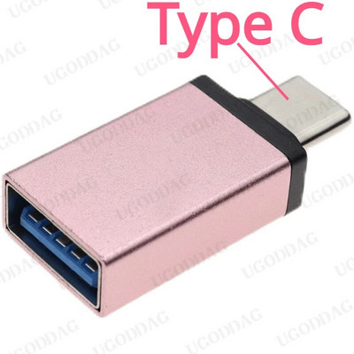 USB към тип C USB-C OTG адаптер Конектор за данни Конвертор Тип C USB 3.1 към USB 3.0 OTG адаптер за Macbook Samsung S20 Xiaomi