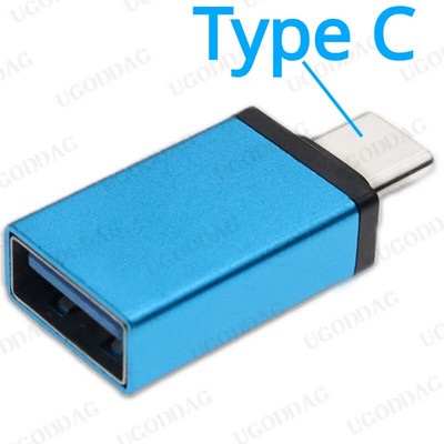 USB към тип C USB-C OTG адаптер Конектор за данни Конвертор Тип C USB 3.1 към USB 3.0 OTG адаптер за Macbook Samsung S20 Xiaomi