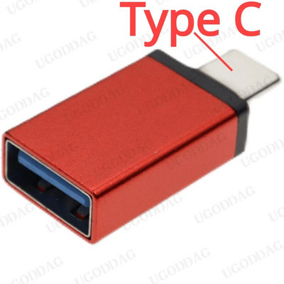USB към тип C USB-C OTG адаптер Конектор за данни Конвертор Тип C USB 3.1 към USB 3.0 OTG адаптер за Macbook Samsung S20 Xiaomi