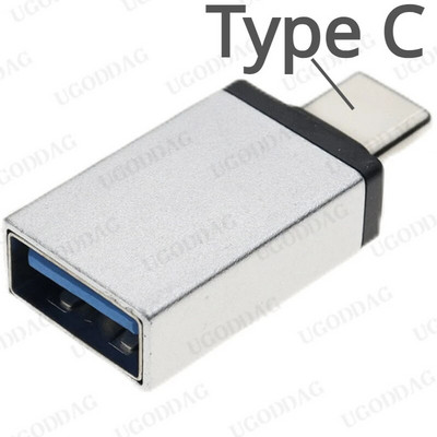 USB към тип C USB-C OTG адаптер Конектор за данни Конвертор Тип C USB 3.1 към USB 3.0 OTG адаптер за Macbook Samsung S20 Xiaomi