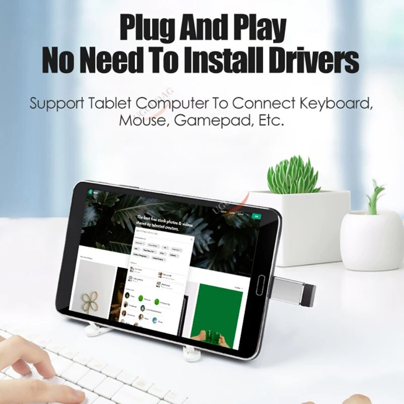 USB към тип C USB-C OTG адаптер Конектор за данни Конвертор Тип C USB 3.1 към USB 3.0 OTG адаптер за Macbook Samsung S20 Xiaomi