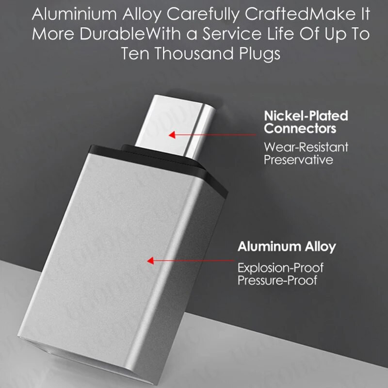 USB към тип C USB-C OTG адаптер Конектор за данни Конвертор Тип C USB 3.1 към USB 3.0 OTG адаптер за Macbook Samsung S20 Xiaomi