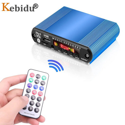 KEBIDU USB/TF/FM audiomodul Bluetooth MP3 dekóder kártya alumínium shell dobozzal, hívásrögzítés színes képernyővel