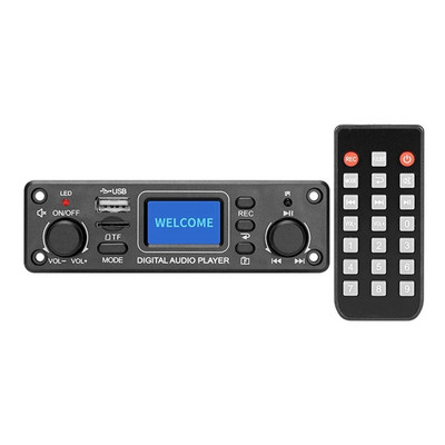 Skaitmeninis garso grotuvas Bluetooth MP3 grotuvo dekoderio plokštė 128X64 DOTS LCD USB SD BT FM muzikos grotuvo modulis TPM119B