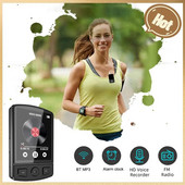 MP3 grotuvas nešiojamas muzikos grotuvas HiFi Garsas Su Bluetooth suderinamas 5.2 itin lengvas MP3 grotuvas 1.8 colio ekranas su FM radijo el. knyga