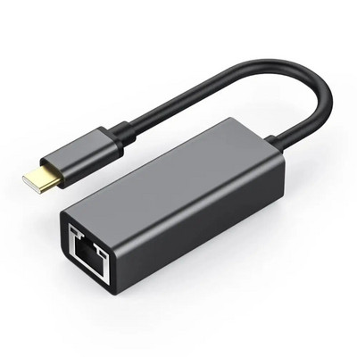 3.0 към 2.5G LAN Gigabit Ethernet адаптер RTL8156B 2500/1000/100Mbps USB C 3.1 RJ45 мрежова карта за лаптоп, настолен компютър