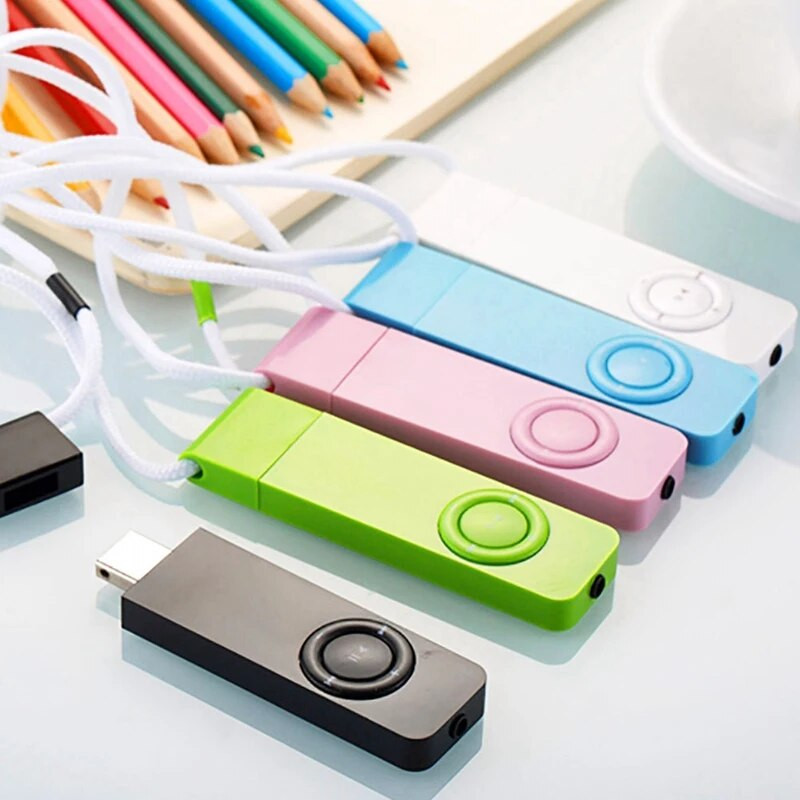 Mini MP3 grotuvas, madingas nešiojamas juostelinis sportinis garso praradimas, muzikos laikmenos palaikymas iki 32 GB Micro-TF kortelės