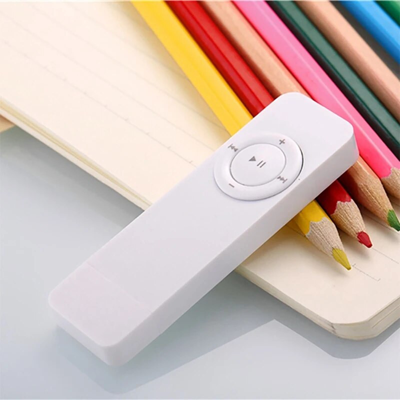 Mini MP3 grotuvas, madingas nešiojamas juostelinis sportinis garso praradimas, muzikos laikmenos palaikymas iki 32 GB Micro-TF kortelės