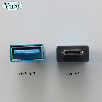 1/2 бр. Type-C към USB 3.0 адаптер Бързо зареждане USB-C конектор с OTG алуминиеви метални адаптери за телефонна подложка PC преносим компютър