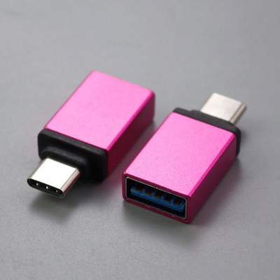 1/2Pcs Type-C na USB 3.0 adapter Brzo punjenje USB-C konektora s OTG aluminijskim metalnim adapterima za telefonsku podlogu PC prijenosno računalo