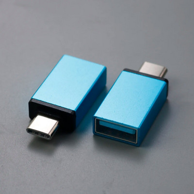 1/2Pcs Type-C na USB 3.0 adapter Brzo punjenje USB-C konektora s OTG aluminijskim metalnim adapterima za telefonsku podlogu PC prijenosno računalo