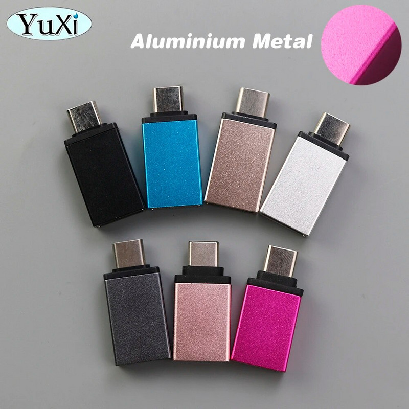 1/2Pcs Type-C na USB 3.0 adapter Brzo punjenje USB-C konektora s OTG aluminijskim metalnim adapterima za telefonsku podlogu PC prijenosno računalo