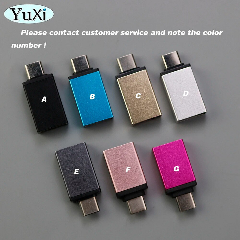 1/2Pcs Type-C na USB 3.0 adapter Brzo punjenje USB-C konektora s OTG aluminijskim metalnim adapterima za telefonsku podlogu PC prijenosno računalo