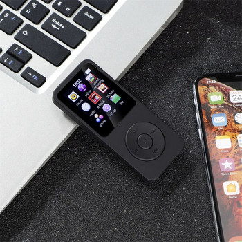 MP3 плейър 64GB преносим музикален плейър HiFi без загуба на звук Съвместим с Bluetooth 5.0 физически бутони FM радио Електронна книга