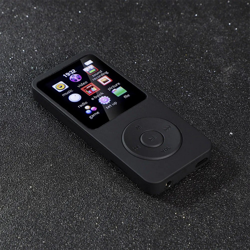 Player MP3 64 GB Player muzical portabil HiFi Sunet fără pierderi Compatibil cu Bluetooth 5.0 Butoane fizice Radio FM Carte electronică