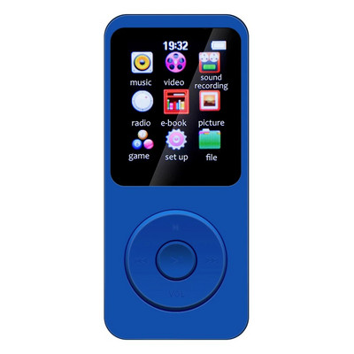 Muzica MP3 Player Ecran de 1,8 inchi Player muzical portabil Suport sunet HIFI Card TF 128G cu înregistrare video/voce/radio FM/carte electronică