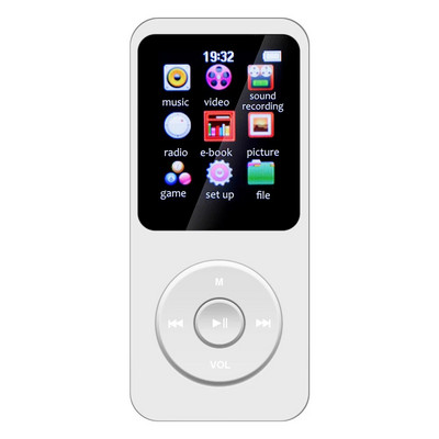Muzica MP3 Player Ecran de 1,8 inchi Player muzical portabil Suport sunet HIFI Card TF 128G cu înregistrare video/voce/radio FM/carte electronică