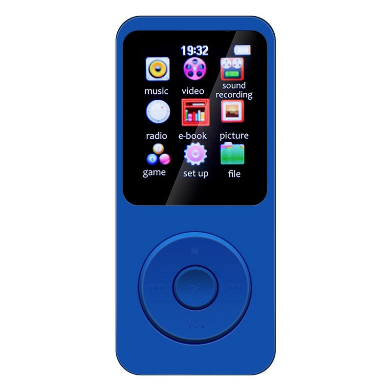 Muzica MP3 Player Ecran de 1,8 inchi Player muzical portabil Suport sunet HIFI Card TF 128G cu înregistrare video/voce/radio FM/carte electronică