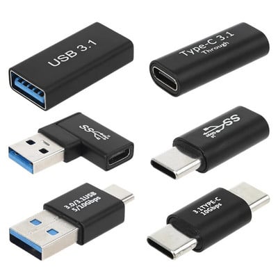 Τύπος C σε USB OTG Προσαρμογέας USB C Μετατροπέας δεδομένων από γυναίκα σε USB αρσενικό Fit for Samsung USBC Connector