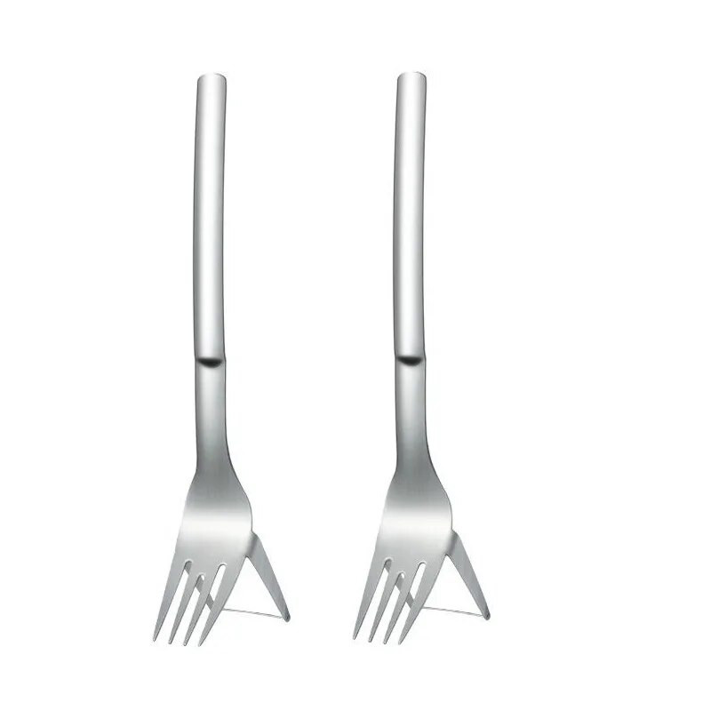 2 viename arbūzų pjaustyklė su šakute Patvari nerūdijančio plieno arbūzų pjaustymo liniuote vaisių lėkštei