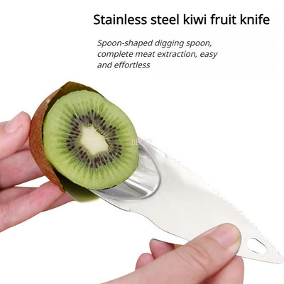 Mașini de tăiat kiwi din oțel inoxidabil Cuțit pentru roșii Legume Fructe Instrumente pentru tăiat Gadget-uri esențiale pentru uz casnic Accesorii pentru bucătărie