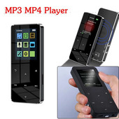 Naujas 1,8 colio metalinis jutiklinis MP3 MP4 muzikos grotuvas, suderinamas su „Bluetooth“, 5,0 FM radijas, vaizdo grotuvas, 8/32 GB el. knyga „Hifi“ grotuvas „Walkman“
