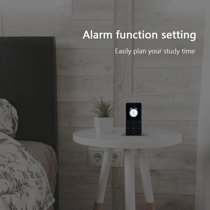 1,8 hüvelykes TFT Music Walkman USB 2.0 3,5 mm-es jack Bluetooth-kompatibilis 5.0 MP3 MP4 lejátszó FM rádió e-könyv felvétellel diákoknak