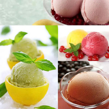 Από ανοξείδωτο χάλυβα Fruit Ball Scoop Digger Ice Cream Πολυλειτουργική κρέμα Καρπούζι Baller Stacks Spoon Home Kitchen Gadget