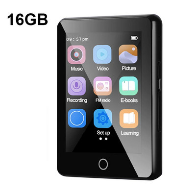 4/8/16/32GB MP3 MP4 Player 2.5 inčni Full Touch Screen Glazba MP3 MP4 Player Bluetooth-kompatibilan 5.0 Podrška FM radio/E-knjiga