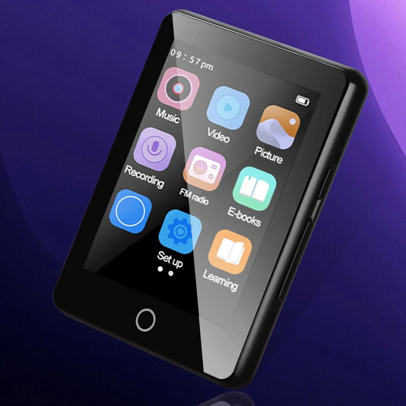 4/8/16/32 GB MP3 MP4 grotuvas 2,5 colio viso jutiklinio ekrano muzika MP3 MP4 grotuvas Su Bluetooth suderinamas 5.0 palaikymas FM radijas / el. knyga