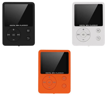 Мини MP3 плейър 3 5 мм порт за слушалки MP4 плейър FM радио Устройство за запис на аудио музика 1 8 TFT екран