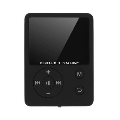 Mini MP3 grotuvas 3 5 mm ausinių prievadas MP4 grotuvas FM radijas Garso įrašymas Muzikos atkūrimo įrenginys 1 8 TFT ekranas