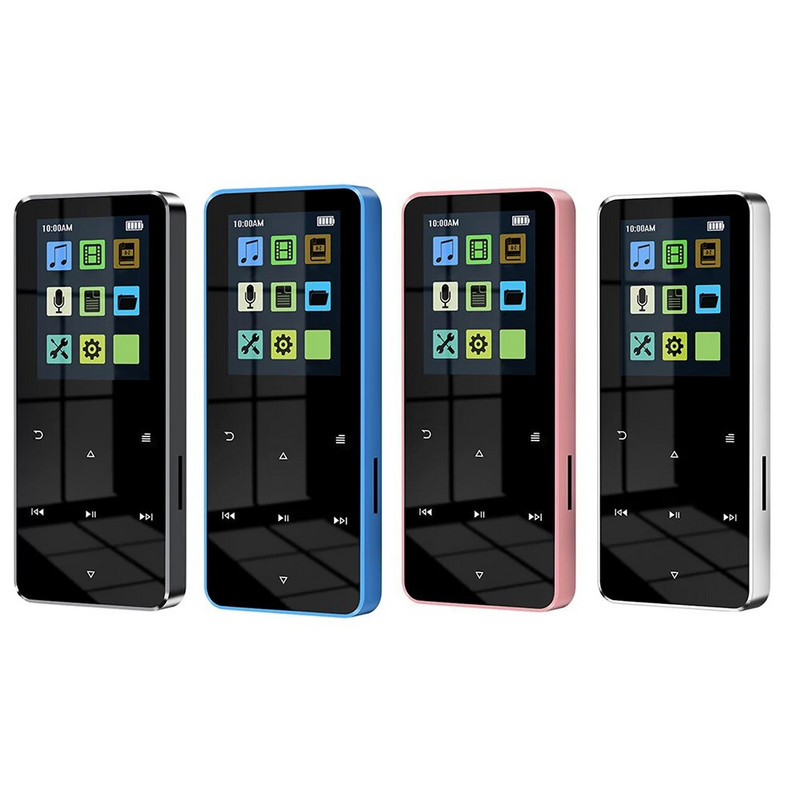 1,8 ιντσών TFT Music Walkman USB 2.0 3,5 mm Jack συμβατό με Bluetooth 5.0 Mute Video Walkman με ενσωματωμένο ηχείο εγγραφής ηλεκτρονικών βιβλίων