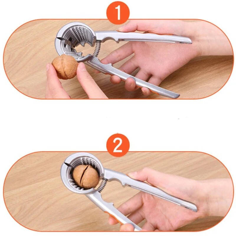 Graikinio riešuto spaustukas Migdolų riešutų lazdyno spaustukas Filbert riešutų laužo spaustukas Sheller Clip virtuvės prietaisai Pekano riešutų riešutų krekingo spaustukas