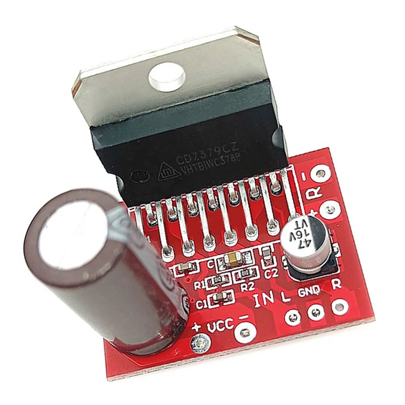 CD7379 Placă de amplificare audio Modul amplificator de sunet cu două canale DC 9V-15V 38W + 38W Amplificator stereo de mare putere pentru difuzoare
