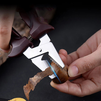 Кръстосани ножици за кестени Машина за белане на кестени от неръждаема стомана Машина за обвивка на кестени Машина за обвивка на кестени Резачка за обвивка на кестени Кухненски инструменти