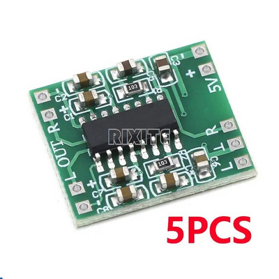 1-10 Vnt PAM8403 Audio 2x3W Mini skaitmeninis galios stiprintuvo plokštė D klasės stereo garso stiprintuvo moduliui 5V galia