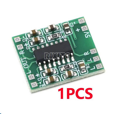 1-10 Vnt PAM8403 Audio 2x3W Mini skaitmeninis galios stiprintuvo plokštė D klasės stereo garso stiprintuvo moduliui 5V galia