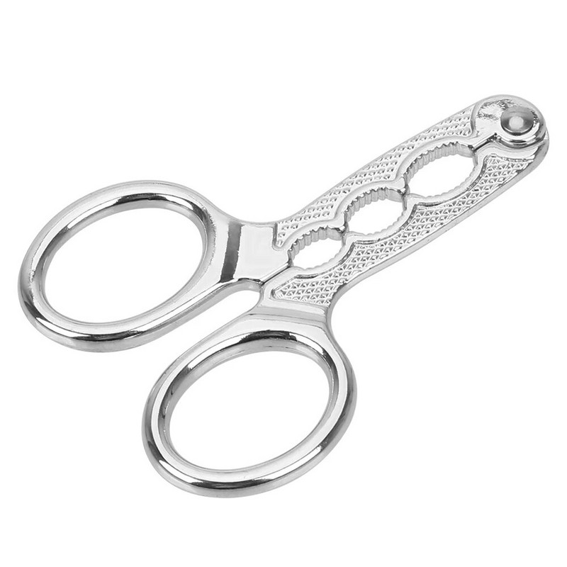 Dinnyemag fogó Ollós Diótörő Konyhai Szerszámok Rozsdamentes acél Diótörő Többfunkciós dió fenyőhéjnyitó