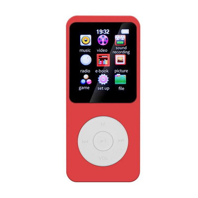 1,8 colio spalvotas ekranas E-knyga Walkman Integruotas garsiakalbis Garso įrašymo įrenginys Su Bluetooth suderinamas 5.0 muzikos grotuvas Walkman, skirtas Windows 8