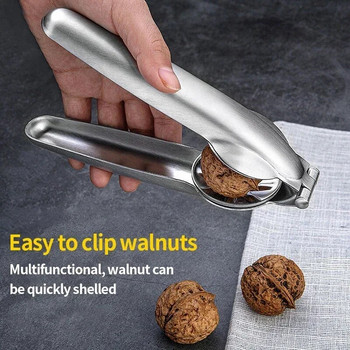 Μηχάνημα καστανιάς 2 σε 1 Αξεσουάρ κουζίνας από ανοξείδωτο χάλυβα Chestnut Cracker Opener Sheath cutter Metal Nuts Clip Pins Walnut