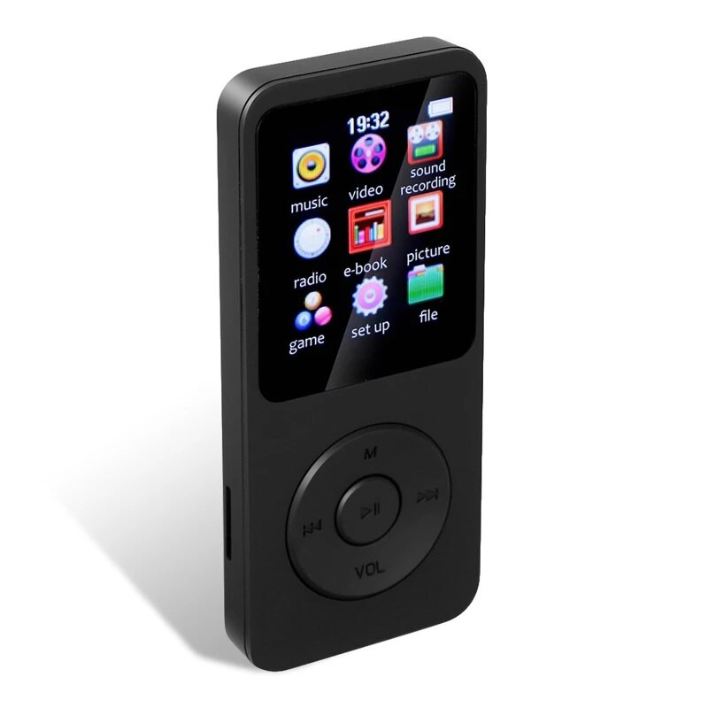 MP4 MP3 mūzikas atskaņotājs Ārējais ar Bluetooth saderīgs e-grāmatu balss ierakstītājs atbalsta operētājsistēmu Windows XP/VISTA/ operētājsistēmai Windows 8 K0AC