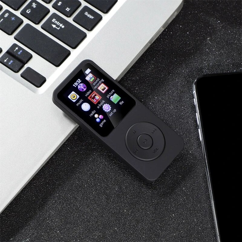 MP4 MP3 mūzikas atskaņotājs Ārējais ar Bluetooth saderīgs e-grāmatu balss ierakstītājs atbalsta operētājsistēmu Windows XP/VISTA/ operētājsistēmai Windows 8 K0AC